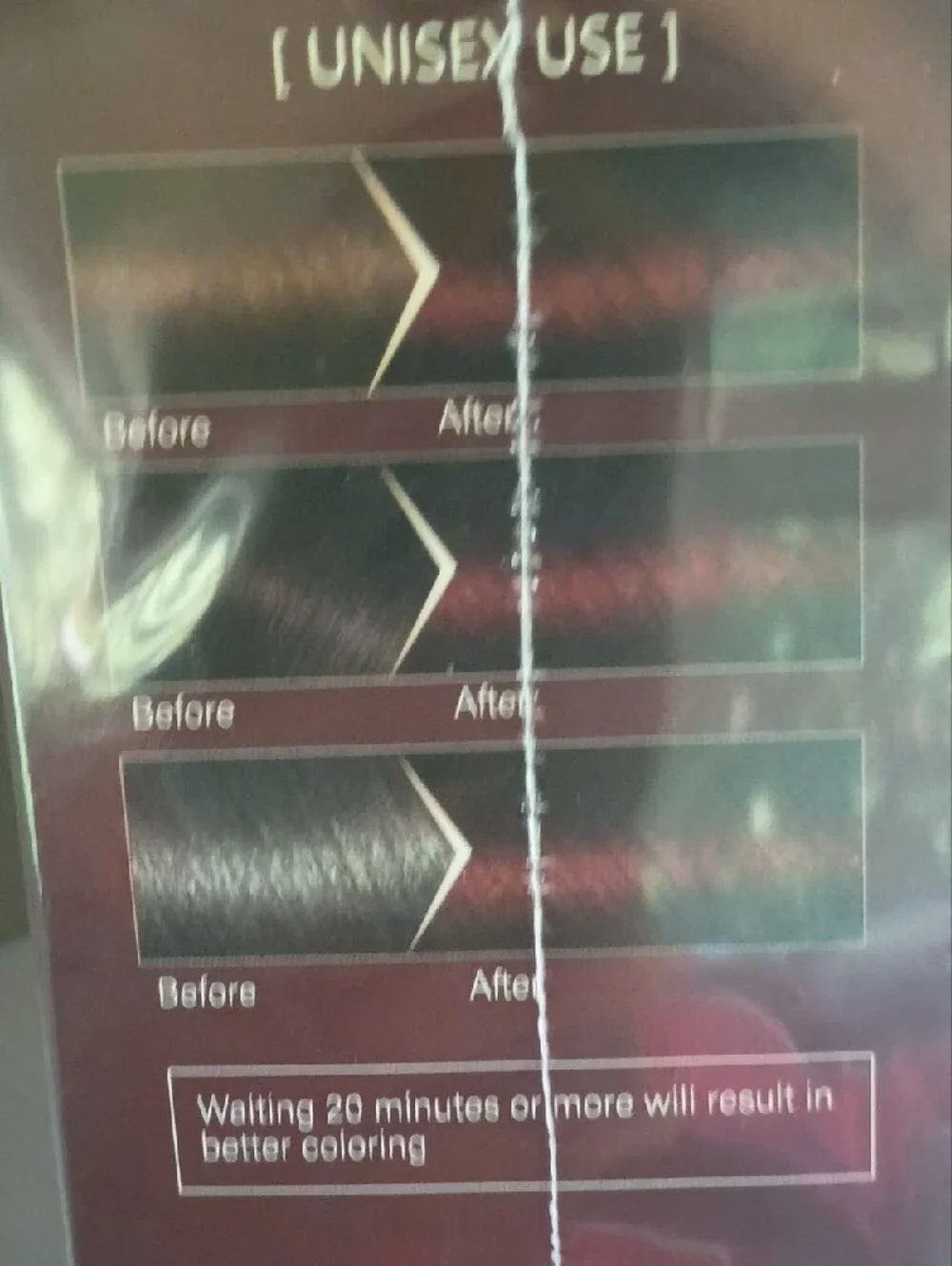 Dark Wine Red Hair Dye Shampoo - Dark Wine Red